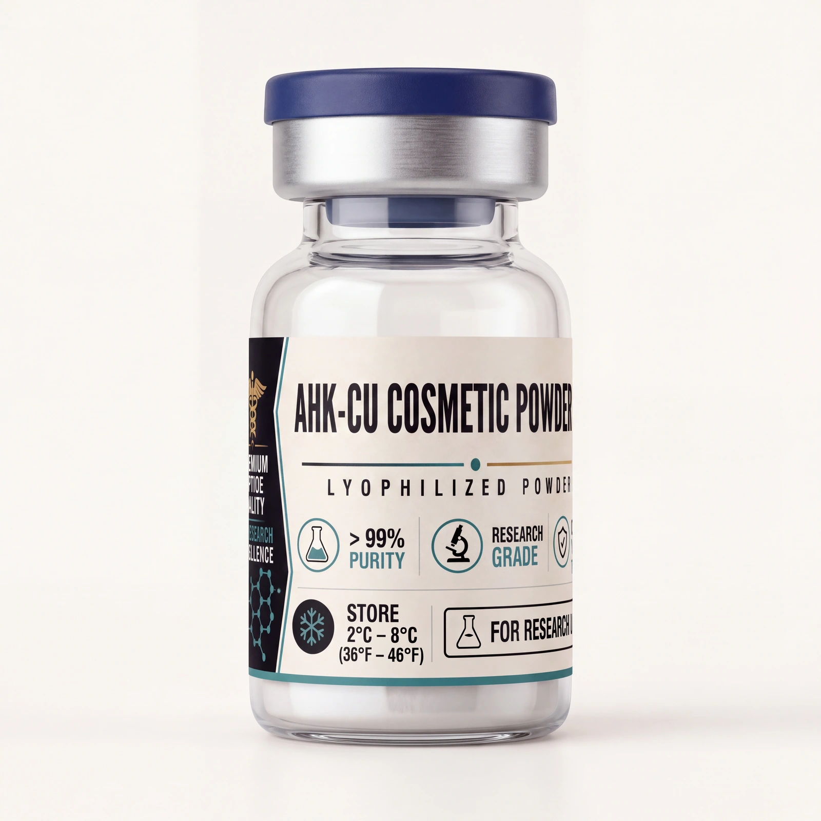 AHK-Cu Cosmetic Powder GreysProtocol product vial