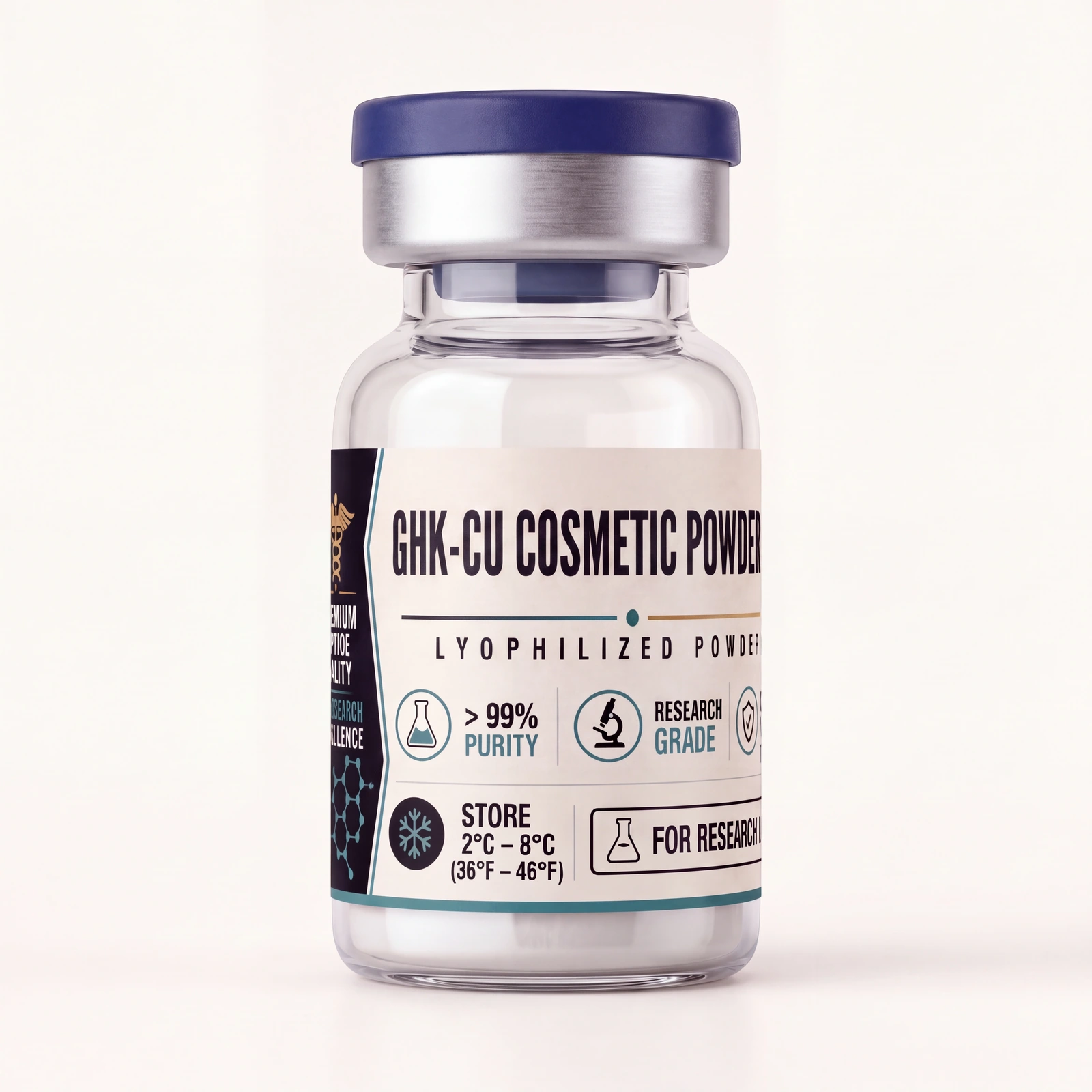 GHK-Cu Cosmetic Powder GreysProtocol product vial